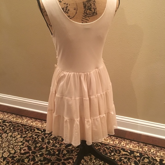 Cream colored crochet top sundress. - Picture 2 of 2